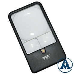 Fervi Povećalo Lupa LED 50x55 /25x20mm 2xCR2030 3V Povećanje 3x/5x/7x